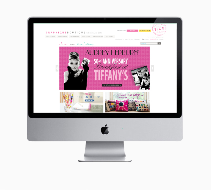 50th anniversary of audrey hepburn and breakfast at tiffany's email marketing campaign