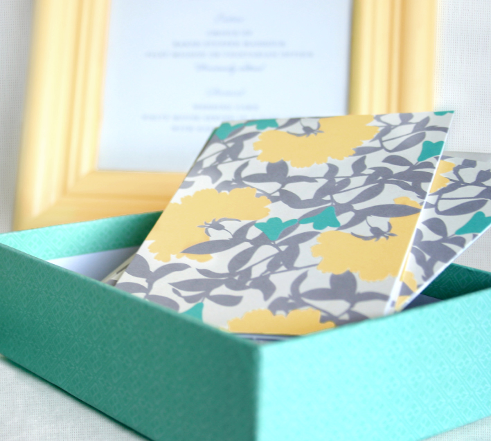 botanical modern stationery collection