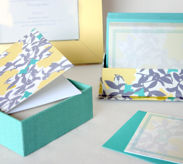 botanical modern stationery collection