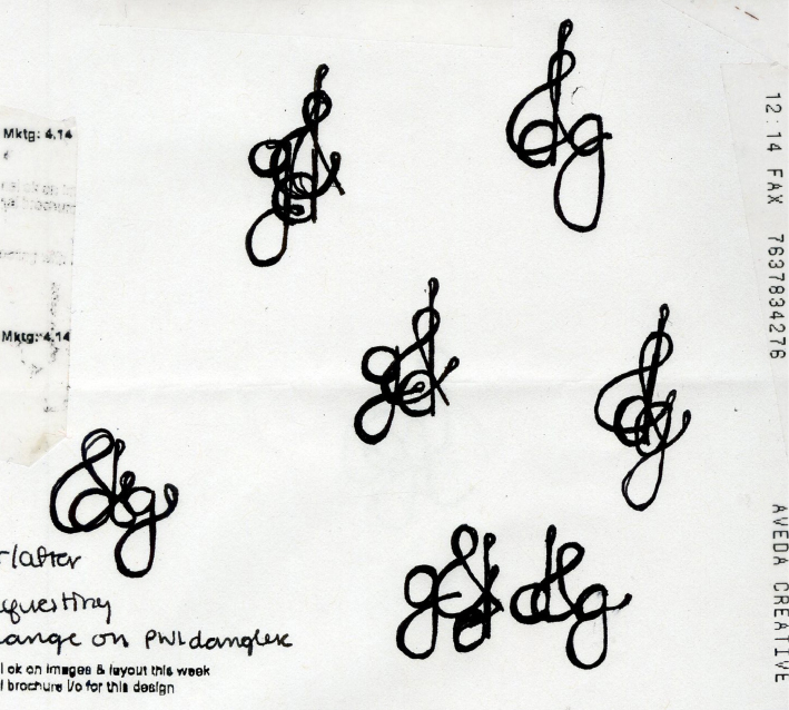 D&G Casual logo sketches