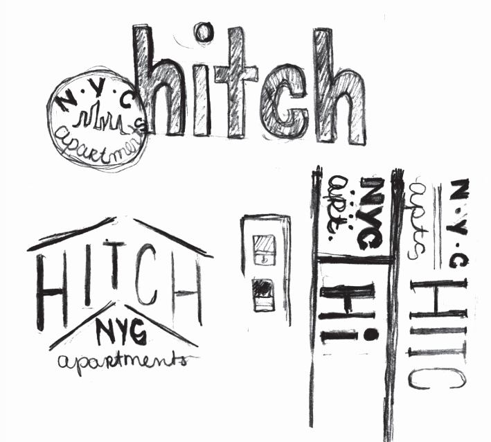 hitch logo sketch