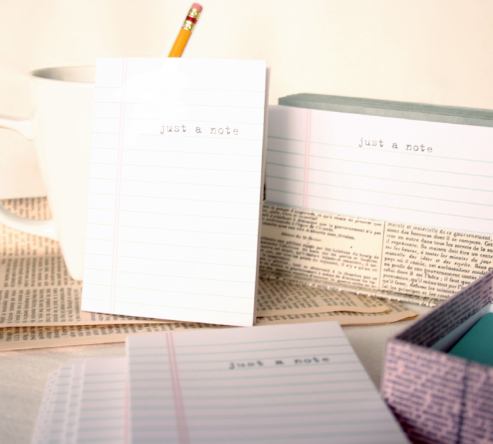 just a note: stationery collection